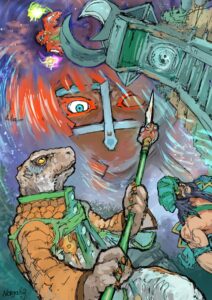 迫力のある絵、構図　作例4