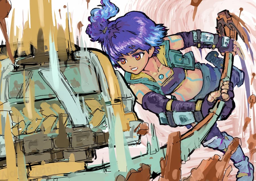 キャラや構図、イラストの動きがかたい、躍動感や迫力がないときの出し方