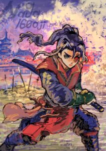 のっぺりしたイラストの改善　絵で立体感を出す　光と陰影の描き方 作例2